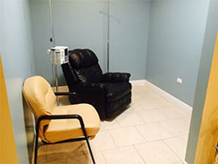 Chemo Treatment Room at Virgin Islands Oncology & Hematology